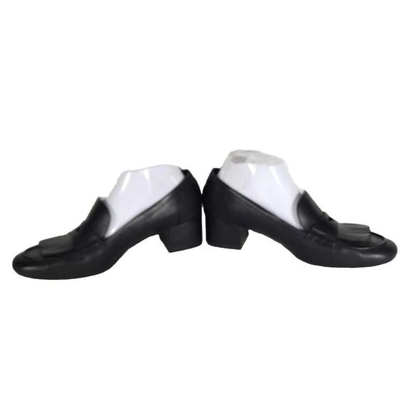 Michael Kors Woman's The Declan US8M Leather Fringe Heels Penny Loafer Shoes - Picture 6 of 14